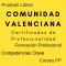 Acreditación de competencias profesionales Comunidad Valenciana 2018